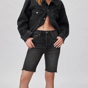 Aritzia Denim Forum Yoko Bermuda Denim Short